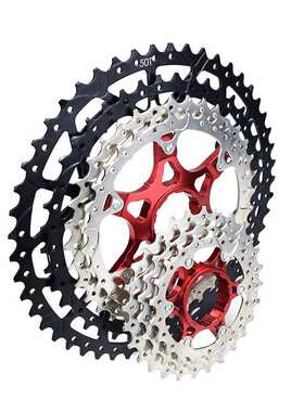 VG Sports 12速50T山地车卡式分体飞轮铝合金轻量大齿爬坡11-50T