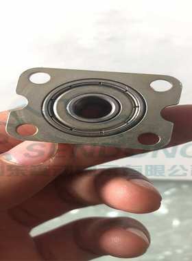 角接触球一体轴承 ZKLR0828-2Z 带法兰轴承座单元组合轴承