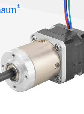 P35SHD4508-19G行星减速电机 35双出轴步进电机直流减速小马达