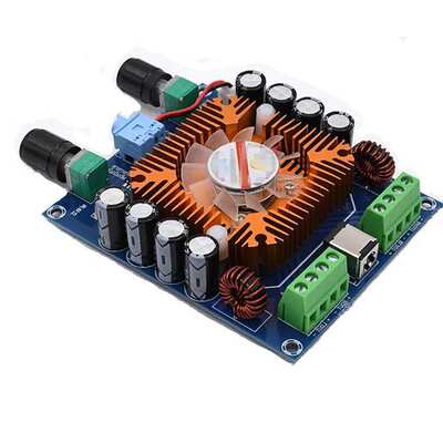 XH-A372 大功率汽车级功放板TDA7850高清数字混合功放功率4*50W