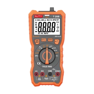 数字万用表T28B100mF电容测量NCV火线红外检测温度工频测量外贸版