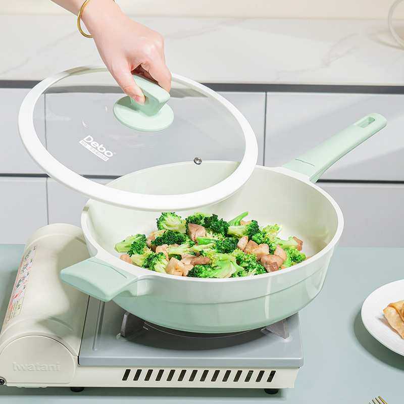 Debo德铂费利昂煎锅家用无涂层28cm炒锅电磁炉炒菜锅平底不粘锅,鲜花速递/花卉仿真/绿植园艺,其它园艺用品,淘宝优惠券,粉丝福利购,淘宝优惠卷