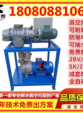 JZJ2B300-4.2.1真空机组ZJP300+70+30罗茨泵2BV5110水环真空系统