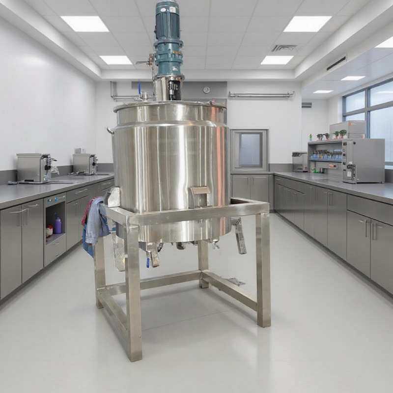 2025新款电动立式强制式搅拌机 食品级树脂胶水液液混合机大容量