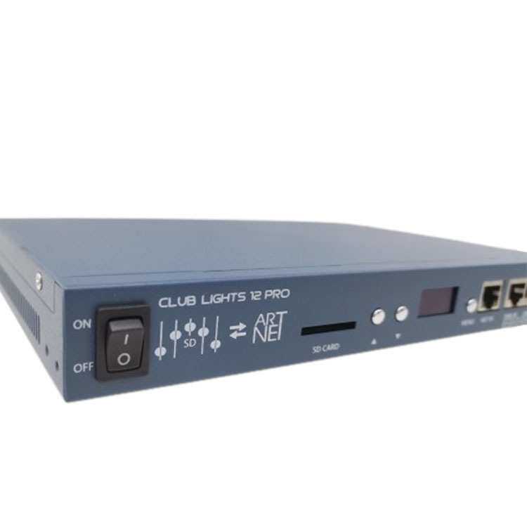 LED控制器12端口Artnet、DMX512触发6612PRO,led灯灯控灯饰控台