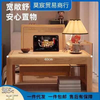 飘窗桌榻榻米矮桌小茶桌日式实木小茶几家用阳台小桌子炕桌床上桌
