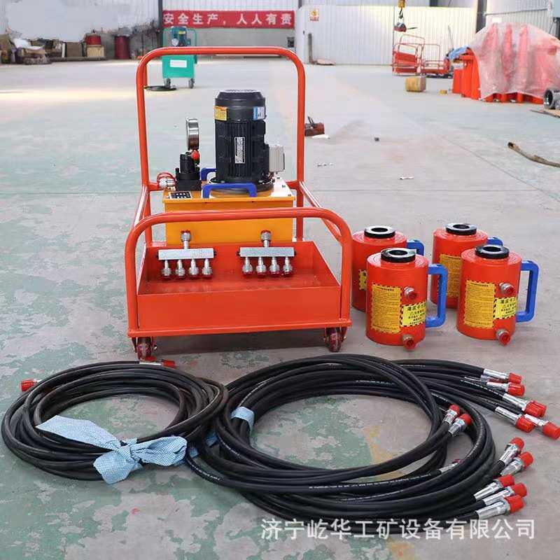 厂家供应板换液压夹紧器板式换热器电动拆装板式一拖四双向紧板器