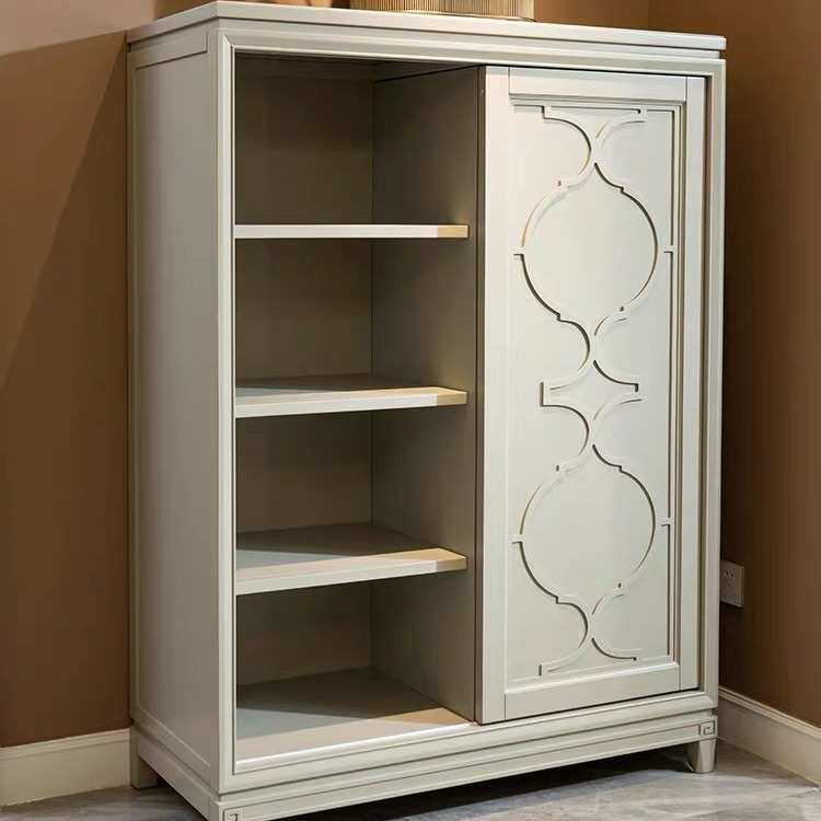 美式轻奢实木七斗柜莫里印象高级灰客厅储物柜法式卧室收纳斗柜