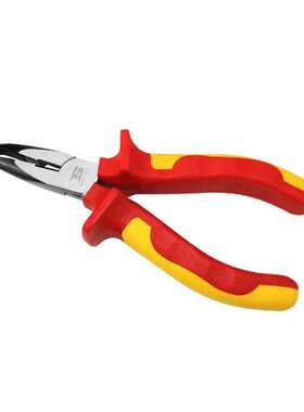 波斯工具 VDE绝缘弯嘴钳 弯咀钳6寸 8寸1000V BS600006