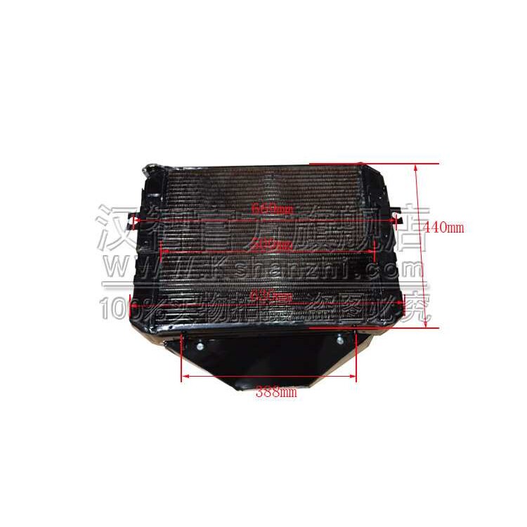 叉车水箱散热器合力2000叉车490发动机配件凤阳H93D2液力散热水箱