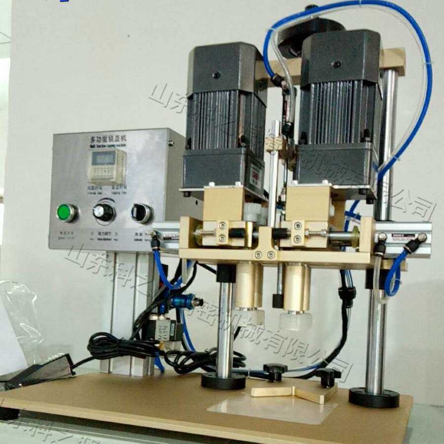 数控式扭盖机 洗洁精类喷头用拧盖设备 全自动化一体式锁盖机