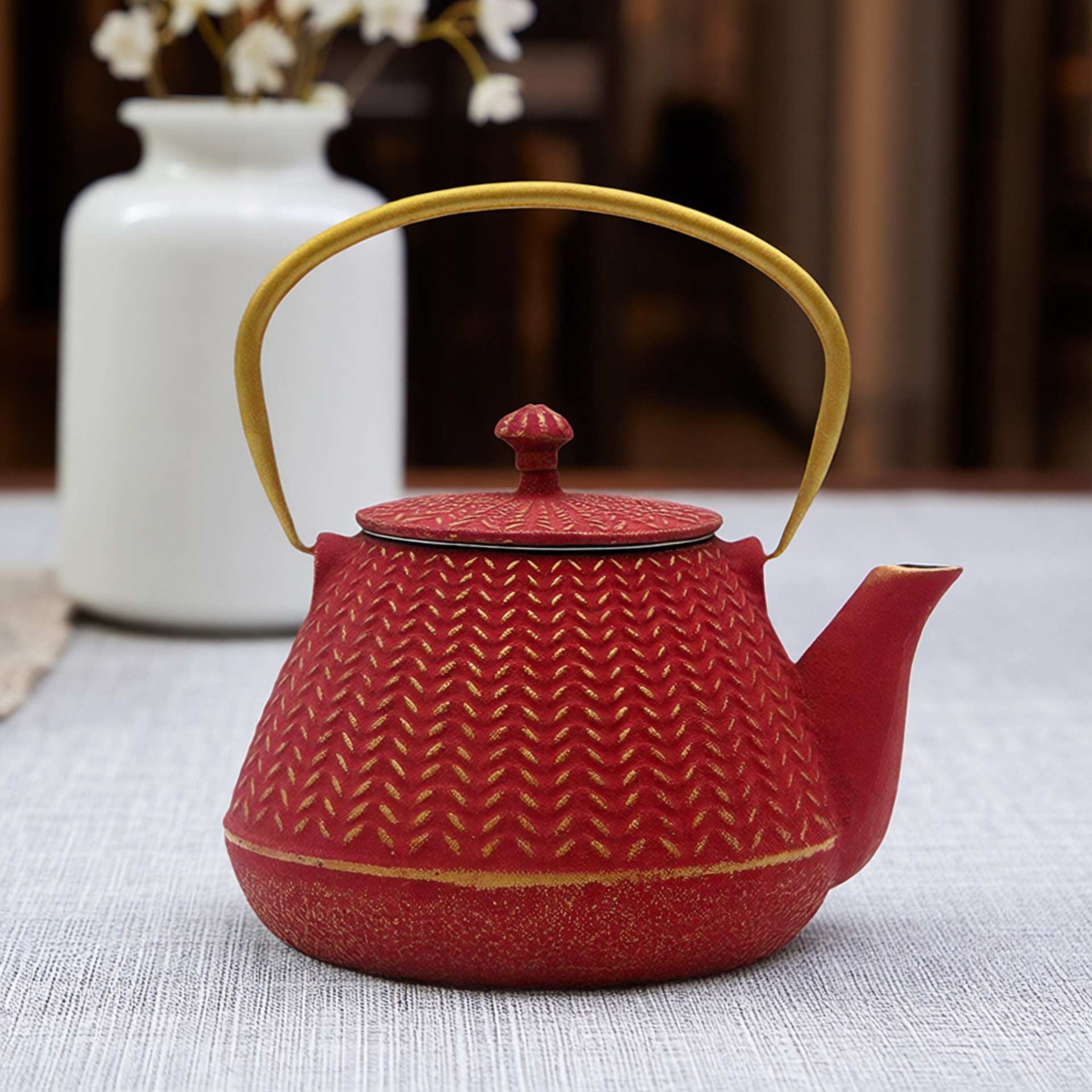 外贸欧美款铁壶 煮花茶煮咖啡煮茶茶具套装 软装家装酒店户外茶壶
