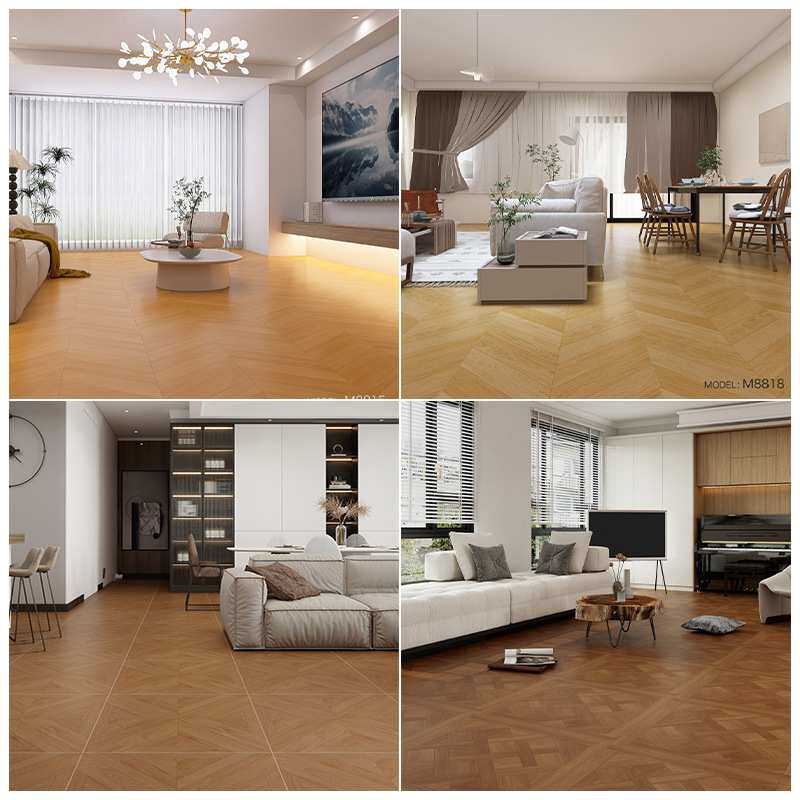 凡尔赛鱼骨纹木纹瓷砖800x800卧室客厅仿实木地板砖原木风瓷砖