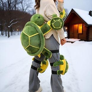 滑雪场滑雪护具小乌龟护膝护臀护肘套装成人儿童滑冰装备海龟熊猫
