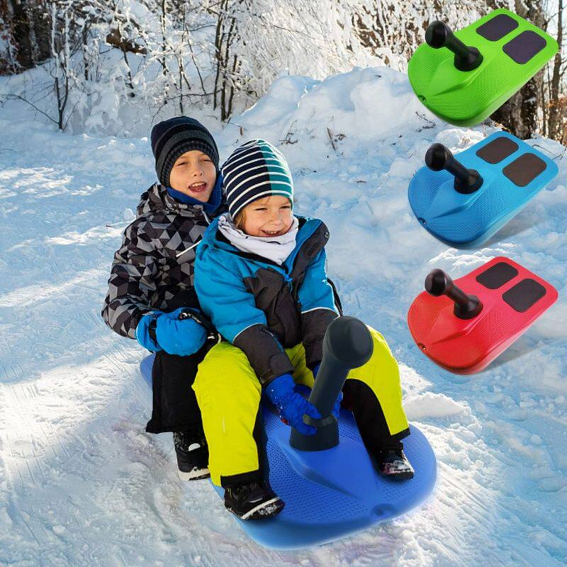 厂家直销简易滑雪板滑板滑雪用品手把式滑雪板滑雪车