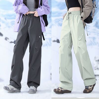 东北哈尔滨雪乡冲锋裤保暖加绒加厚男女防风防水防寒滑雪冬季雪山