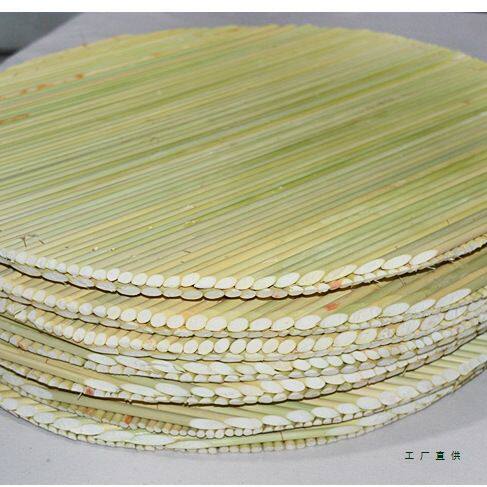 手工高粱杆盖垫圆形双层盖帘饺子盘饺子帘托盘盖垫锅盖篦子