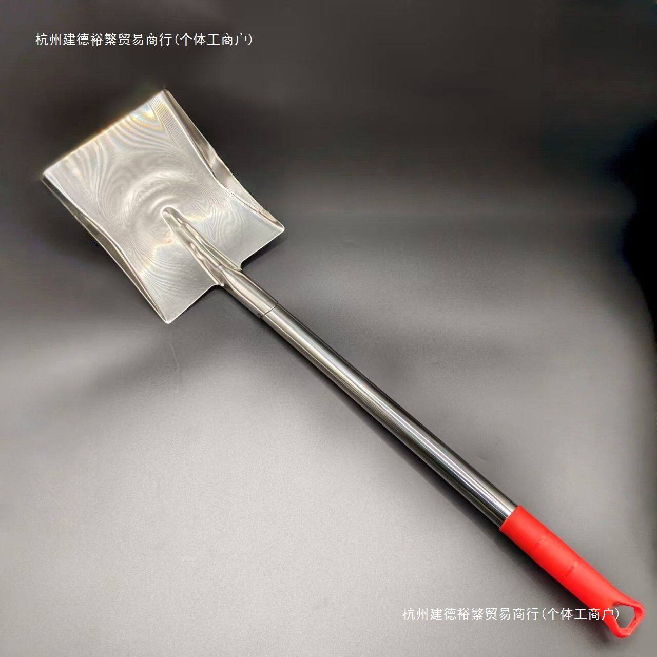 不锈钢铲子宠物拾便器方头不锈钢园艺铲沙铲加厚耐用园林清洁铲