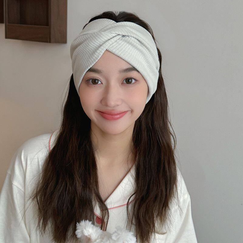 月子帽纯棉产后春夏孕妇防风护头堆堆大头围产妇坐月子发带加宽