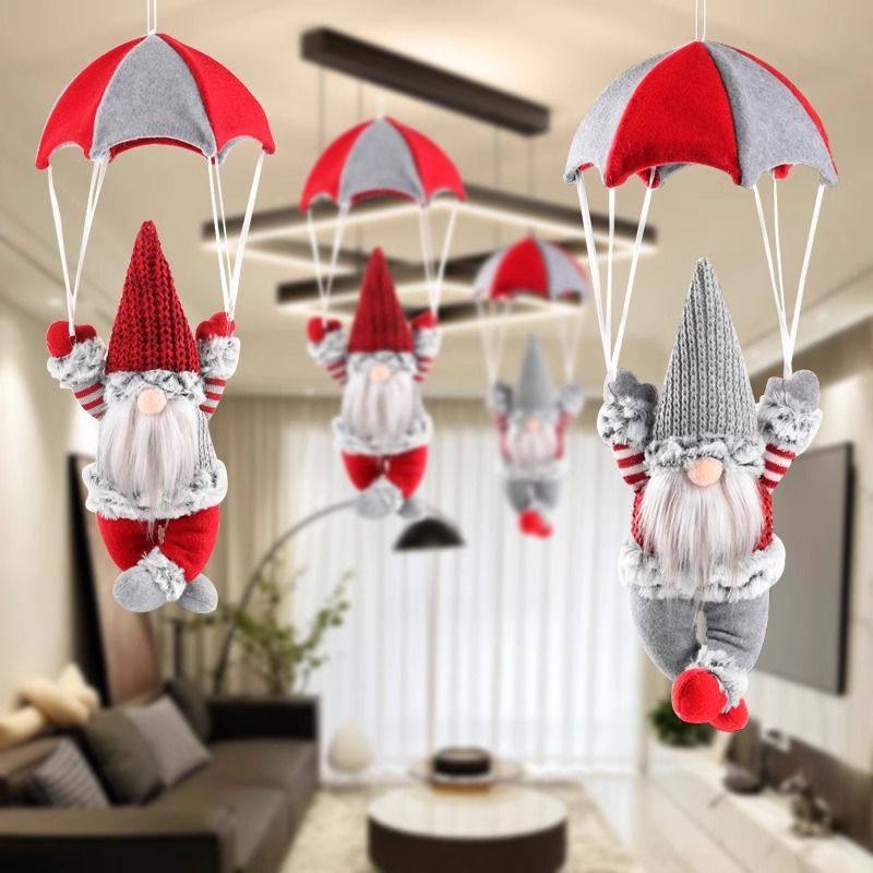 ぃ圣诞老人降落伞公仔挂饰挂件吊饰圣诞节装饰品小玩偶摆件场景布,节庆用品/礼品,圣诞装饰品,淘宝优惠券,粉丝福利购,淘宝优惠卷