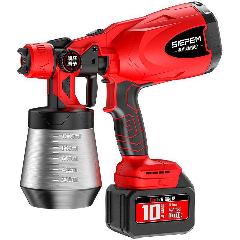 电动喷漆枪家用油漆涂料乳胶喷漆机喷涂机喷漆锂电喷壶喷枪
