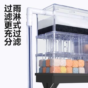 鱼缸上置滴流盒过滤器三合一循环过滤顶部系统上滤小型