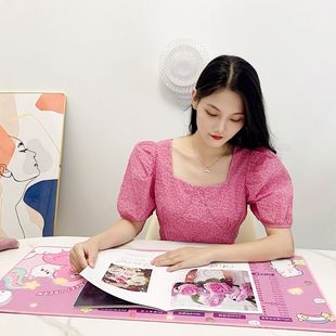 加热鼠标垫发热暖桌垫办公室电脑快捷键高颜值书桌写字台暖手