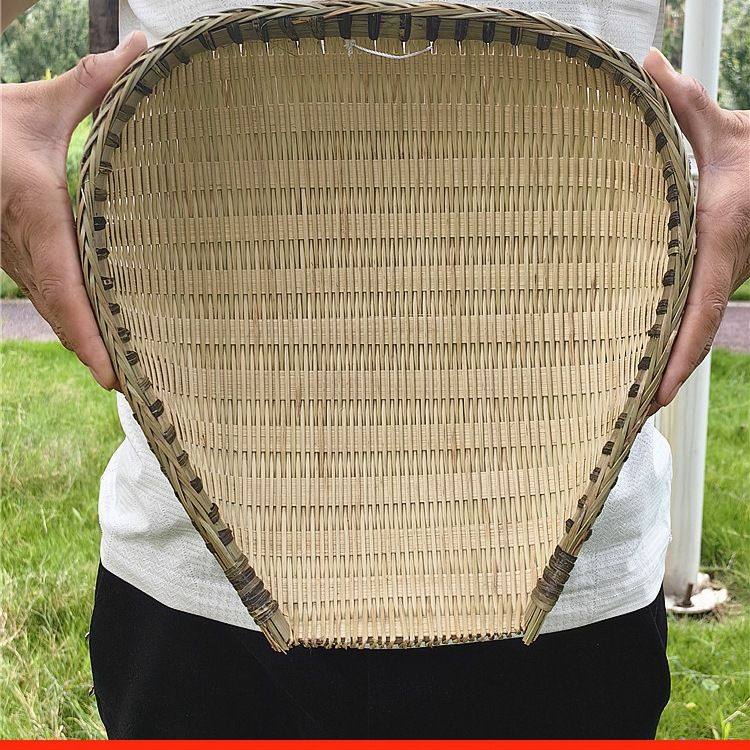 竹编筲箕簸箕竹制品淘米洗菜沥水晾晒收纳青皮火锅店饭店家用,特色手工艺,竹编/竹雕,淘宝优惠券,粉丝福利购,淘宝优惠卷