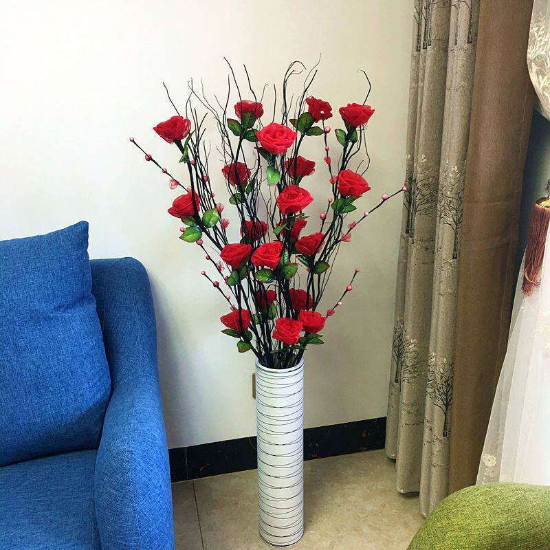破损包赔仿真干花装饰落地花摆设客厅玄关假花插花新房花包邮
