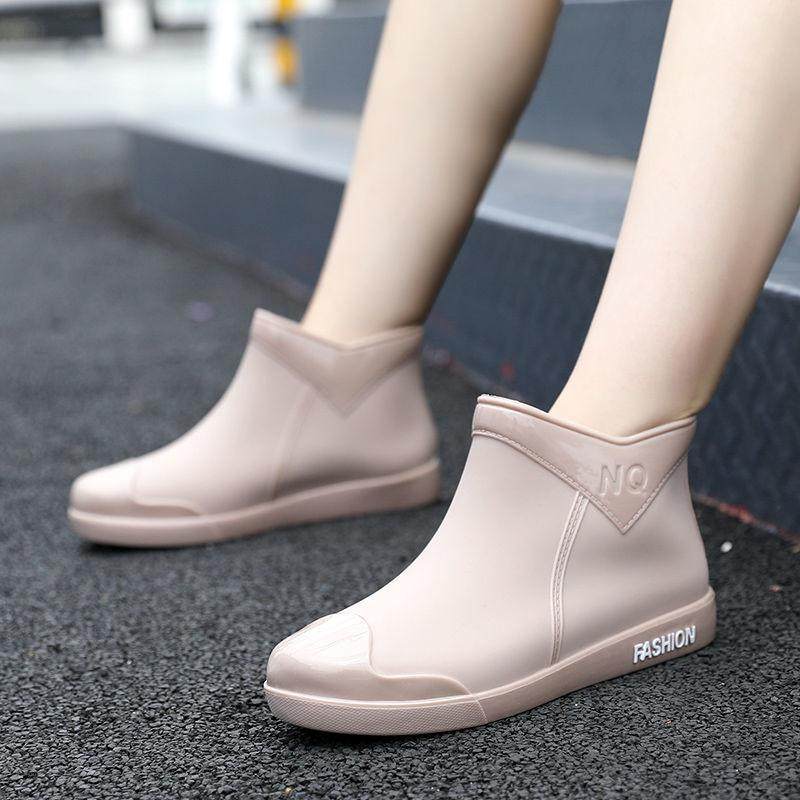 女水鞋时尚潮流短筒四季女加绒保暖外穿工作防水防滑鞋底耐磨,居家日用,雨鞋/雨靴,淘宝优惠券,粉丝福利购,淘宝优惠卷