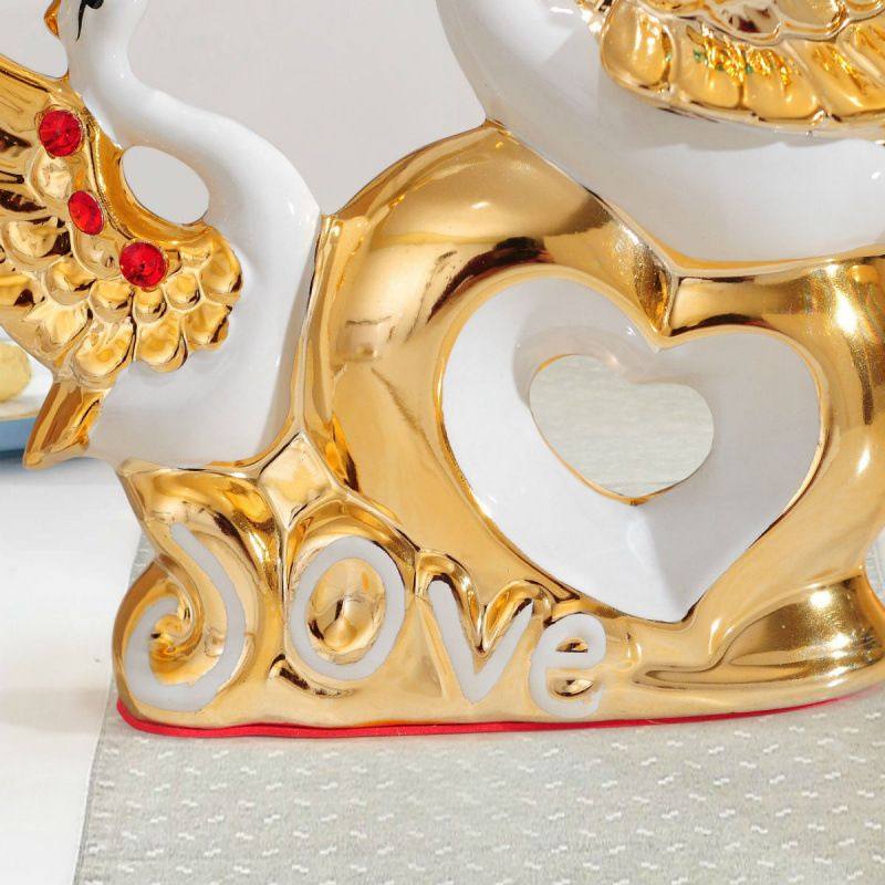 陶瓷家居装饰品酒柜创意电视柜天鹅摆件客厅工艺品结婚礼物办公室,家居饰品,装饰摆件,淘宝优惠券,粉丝福利购,淘宝优惠卷