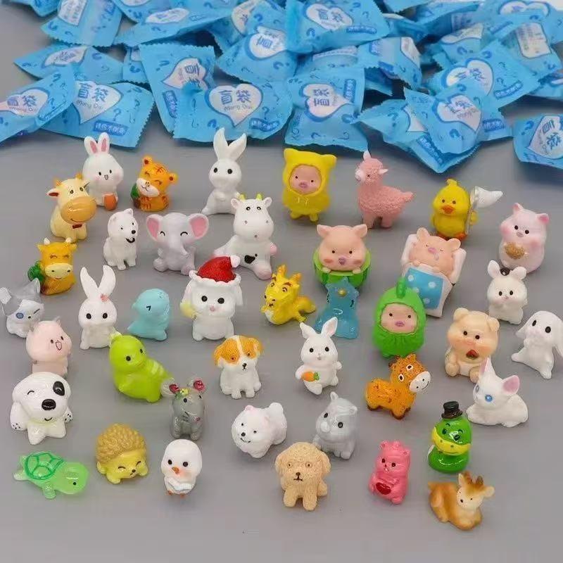 盲袋动物儿童盲袋仿真儿童玩具动物迷你可爱卡通独立包装立体模型