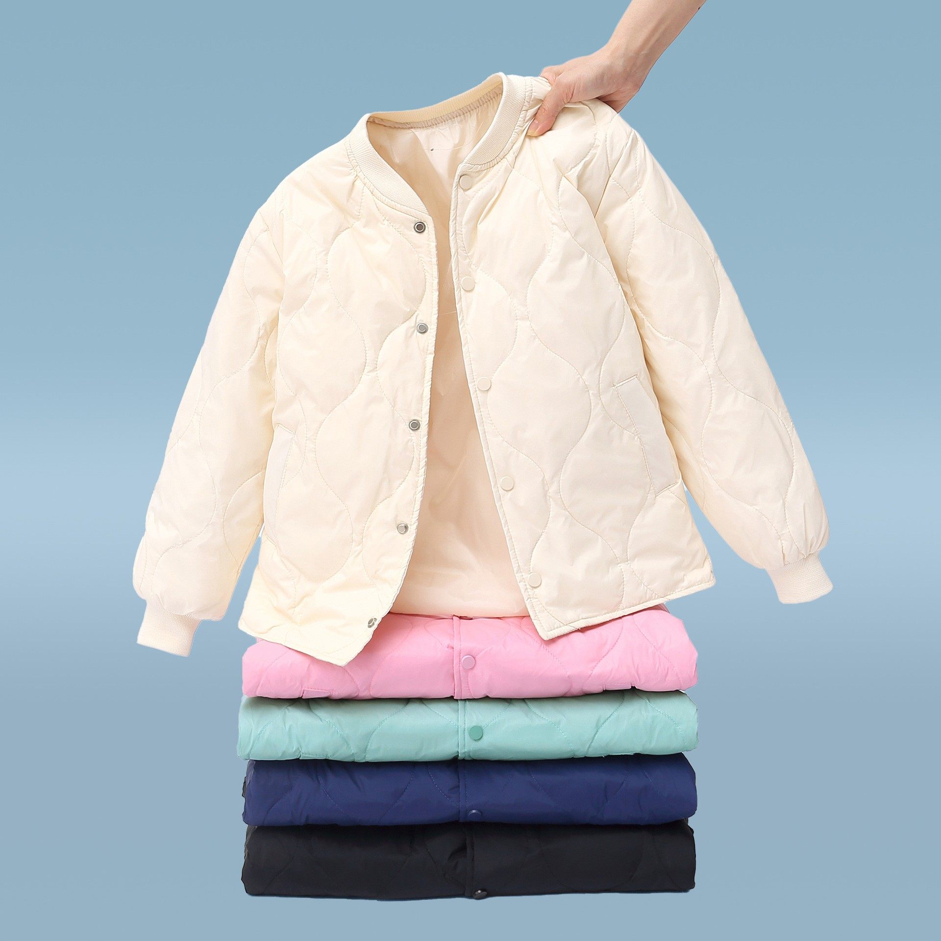 儿童羽绒服内胆男女童中大童轻薄小孩初中学生套校服神器保暖内穿