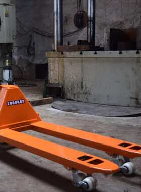 2.5吨地牛搬运车，手动液压搬运车2500KG静音轮搬运车2吨3吨5T