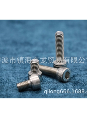 DIN912 304 内六角圆柱头螺钉（滚花）齐龙标准件 M8系列