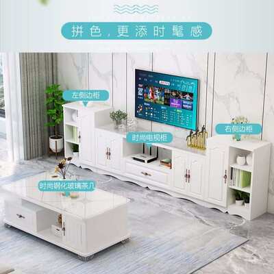 茶几简约现代小户型客厅钢化玻璃欧式简易小茶几圆角家用茶台茶桌