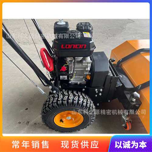 汽油滚刷扫雪机 小区家用物业路面大棚清雪机 小型手推式除雪机