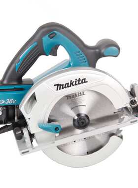 牧田Makita 36V锂电充电式电圆锯190mm无绳电动木工切割机DHS710