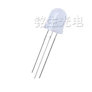 F10雾状10mm红普绿红翠绿红黄双色指示灯发光二极管led灯珠