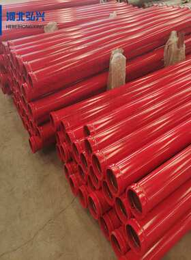 DN125泵管 混凝土输送耐磨泵管 3米泵管
