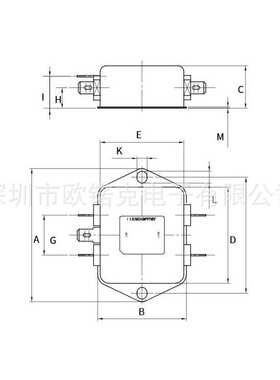 SCHAFFNER夏弗纳802427-SF带快速导通3A EMC滤波器FN2030-3-06