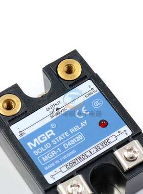 美格尔SSR单相MGR-1固态继电器120A直流24VDC控交流AC220V D48120