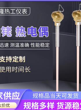 S型热电偶铂铑热电偶WRP-130热电偶B型铂铑铂热电偶