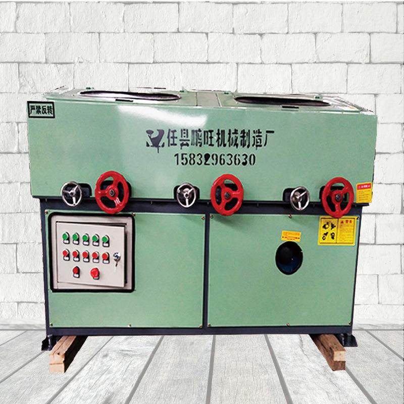 钢管自动除锈机大直径圆管抛光机全封闭外圆水磨拉丝机鹏旺机械