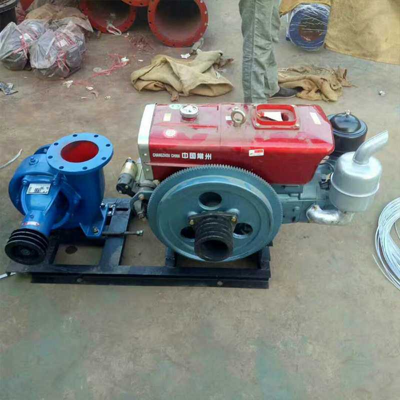 农用灌溉泵柴油机水泵 卧式柴油机抽水泵 防汛排涝HW型卧式混流泵