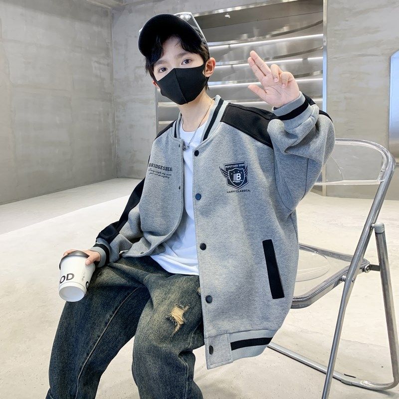 男童棒球服外套春秋款2025新款儿童春装炸街夹克春季大男孩童装潮,童装/婴儿装/亲子装,普通外套,淘宝优惠券,粉丝福利购,淘宝优惠卷