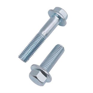 M5M6M8M10M12 外六角法兰面螺丝 8.8级镀锌法兰螺丝 花齿法兰