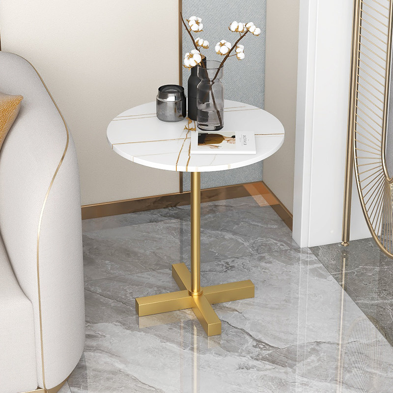 北欧岩板小茶几客厅沙发边几网红小圆桌家用边柜角几阳台小茶桌子,住宅家具,角几/边几,淘宝优惠券,粉丝福利购,淘宝优惠卷