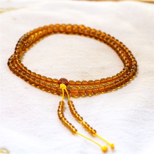 红锦添颜色天然曜石手串108粒多圈项链手链佛珠带