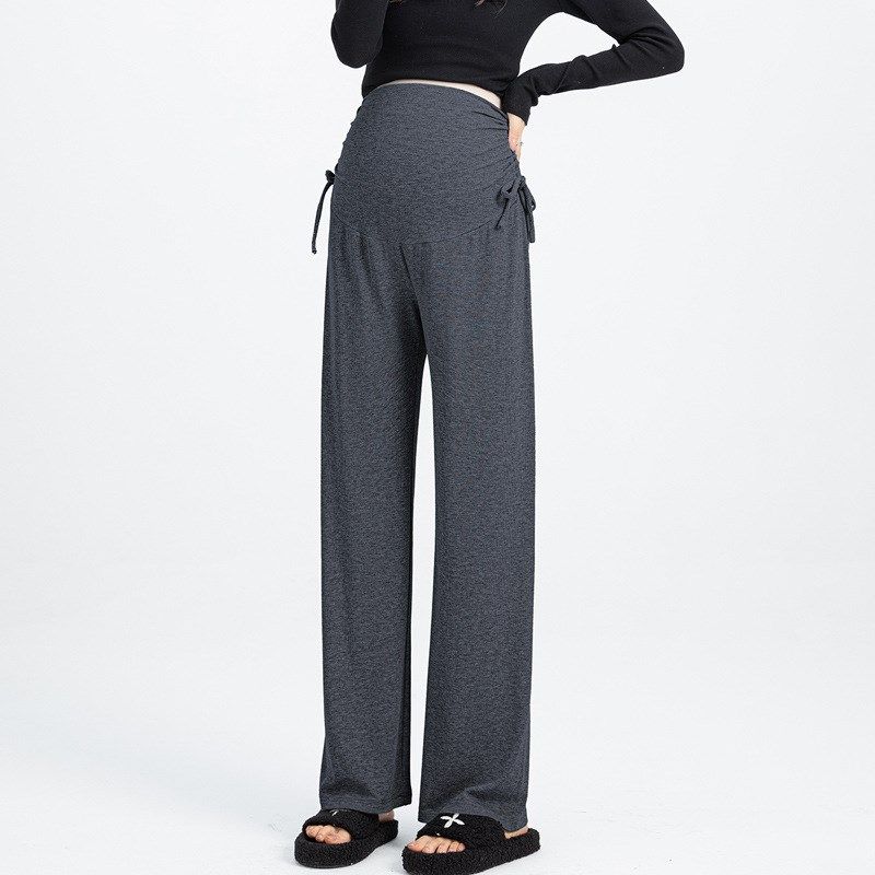 实拍孕妇裤子春夏2024新款小个子孕期阔腿裤外穿抽绳直筒长裤春夏,孕妇装/孕产妇用品/营养,孕妇打底裤,淘宝优惠券,粉丝福利购,淘宝优惠卷